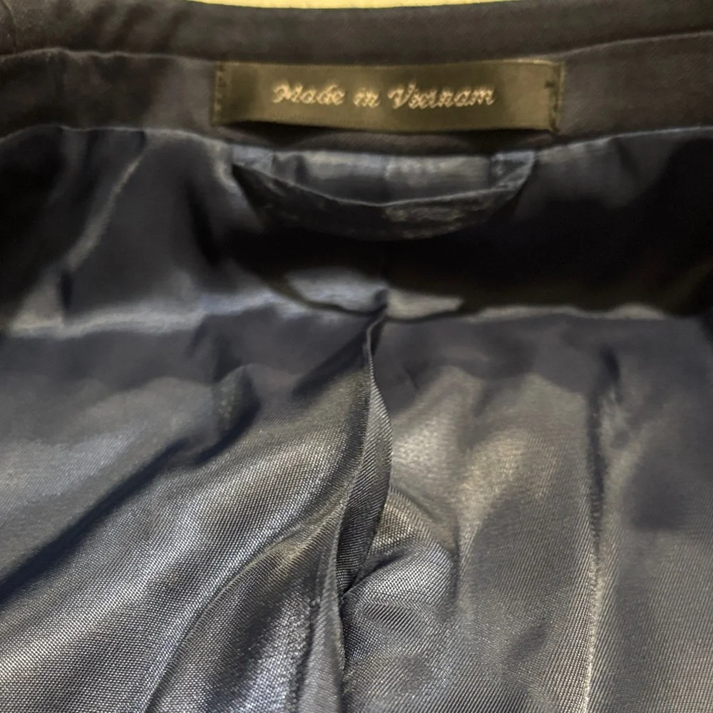 Lauren Ralph Lauren Navy Crest Blazer – Women’s XS Fit - Picture 8 of 14